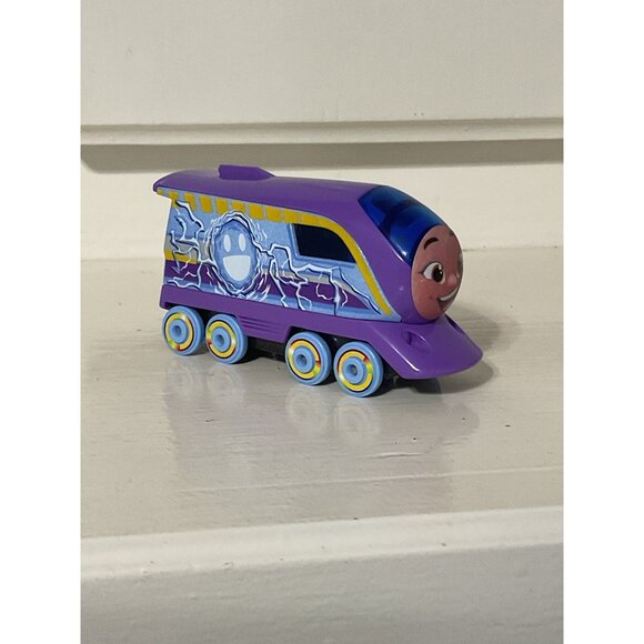 Thomas & Friends Kara The Train Toy Figure Purple & Blue Plastic Kids - Picture 1 of 5